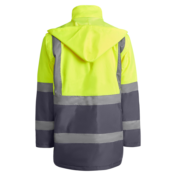 Parka acolchoada de alta visibilidade - Image 4